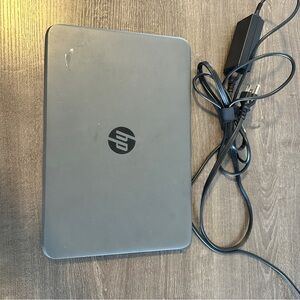 HP Gray Laptop with Charger
